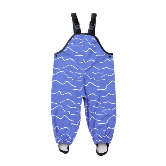 Waterproof Overalls Ocean Blue Wave