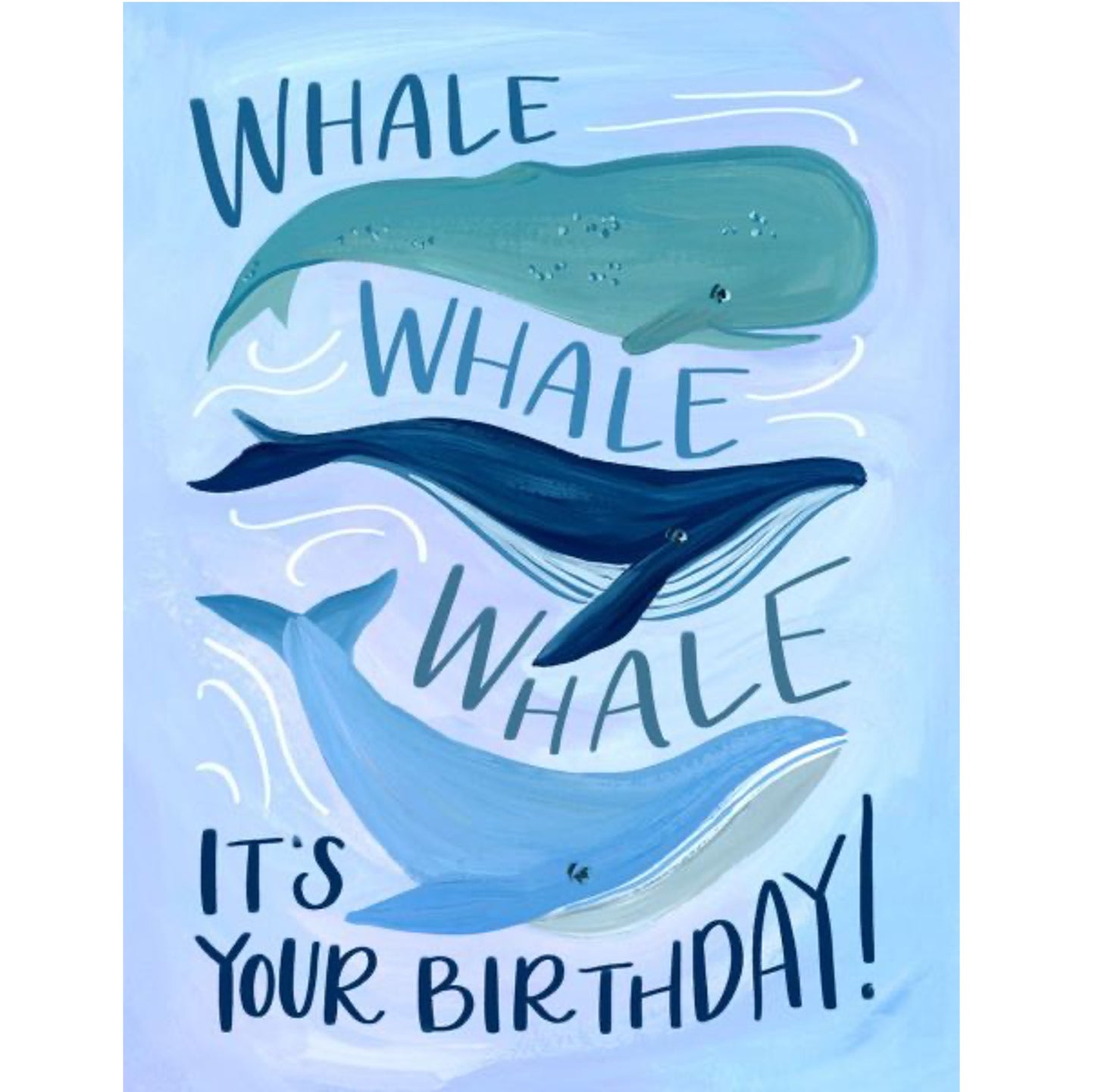 Whale It's Your Birthday Greeting Card