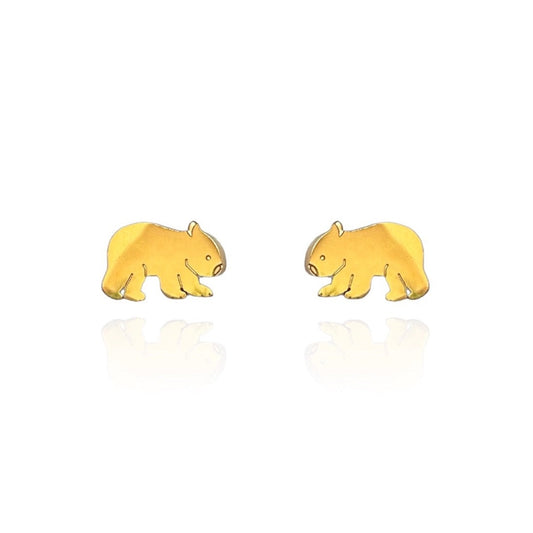 Wombat Stud Earrings
