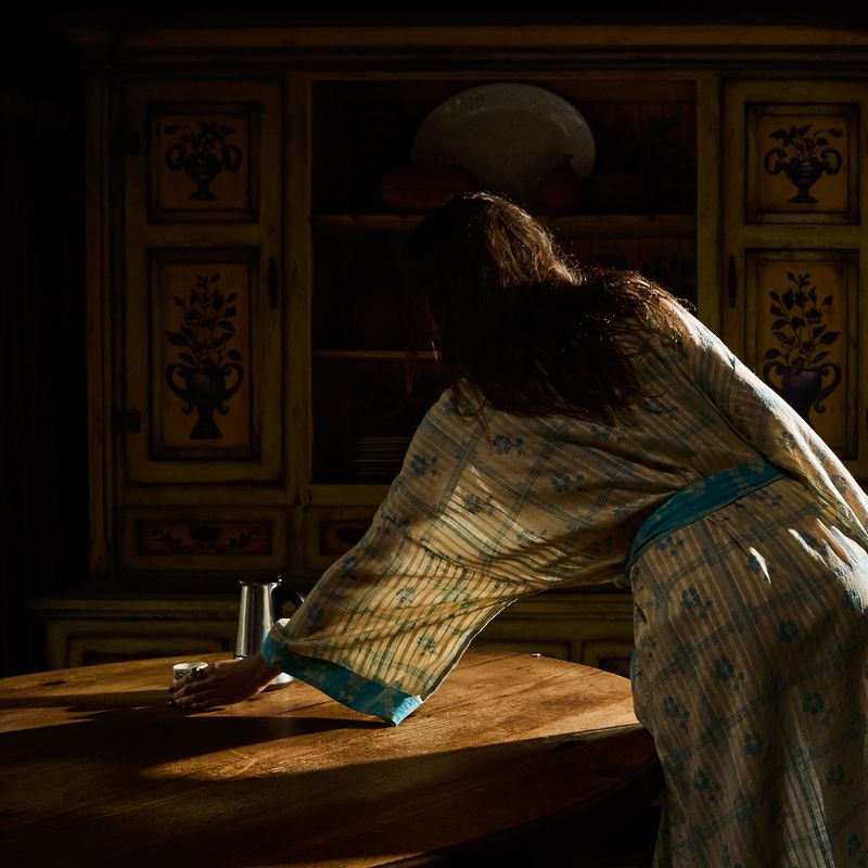Turquoise Bonny Cotton Robe