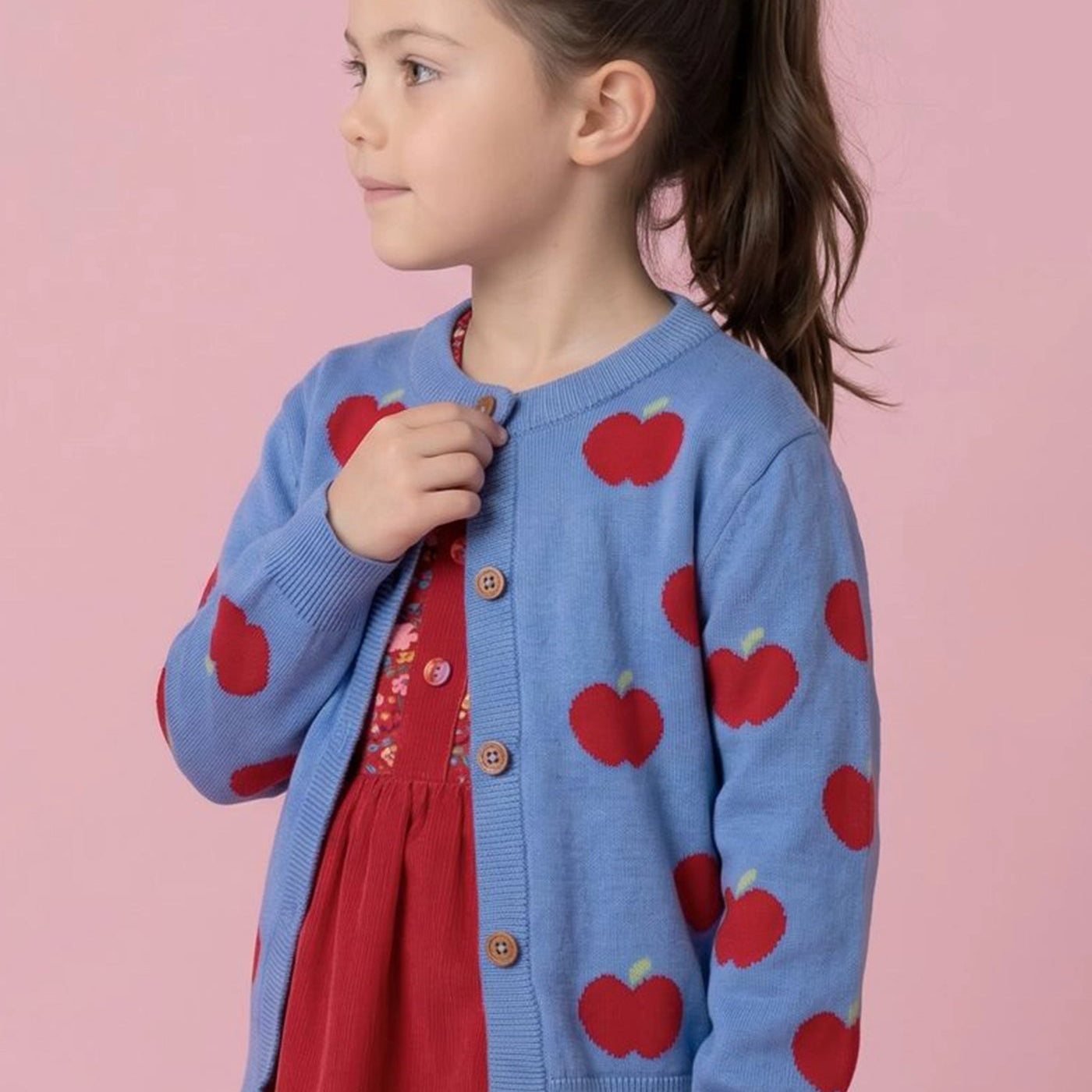 Blue Apple Cardigan