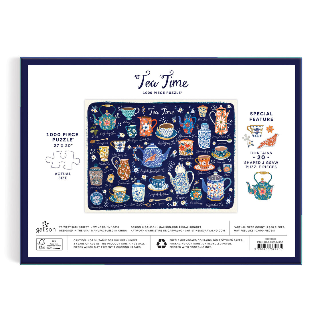 Tea Time Puzzle 1000* Piece Puzzle