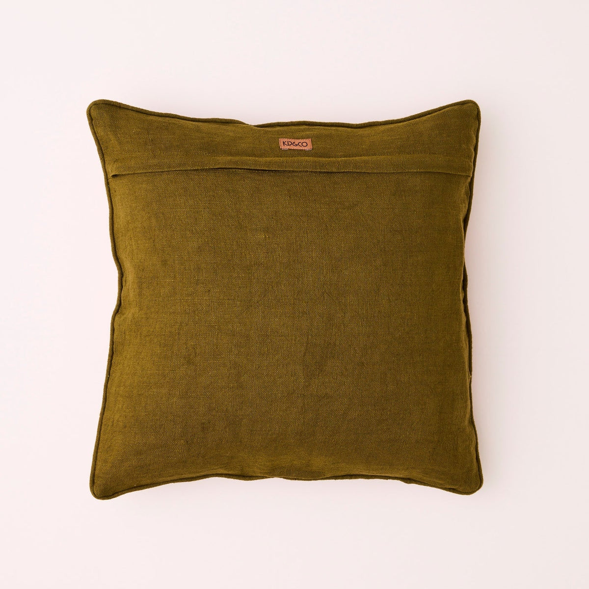 Warm Floral Breeze Embroidered Cushion
