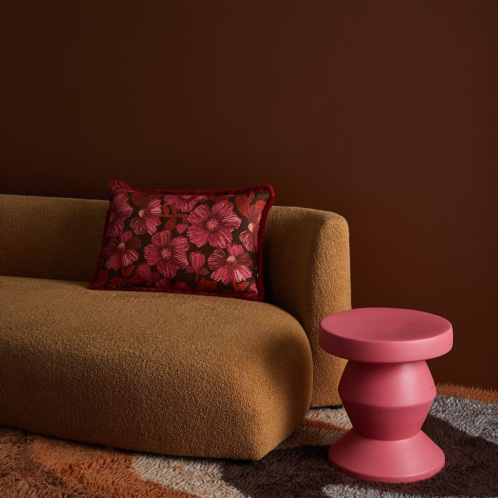 Woodland Dark Cerise Cushion