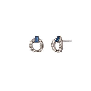 Sapphire Matilda Crystal Earrings