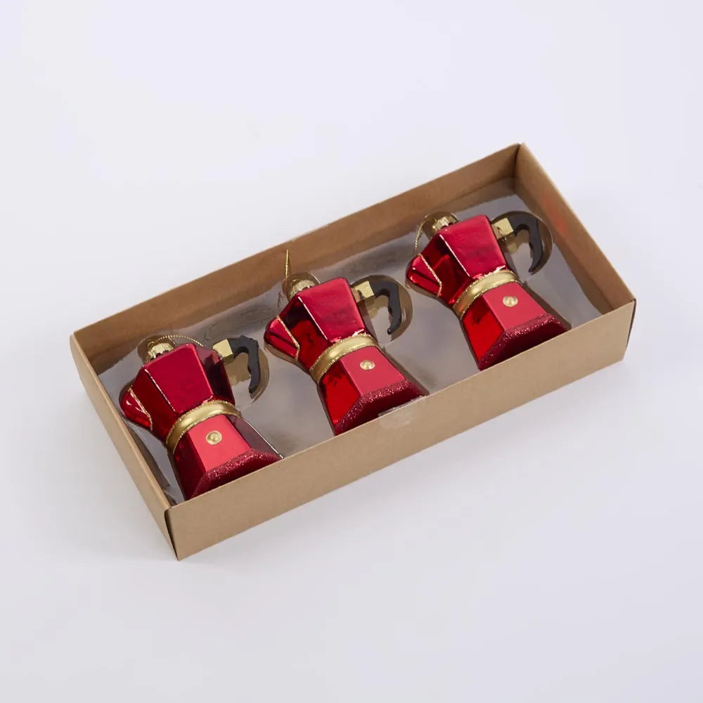 Espresso Coffee Maker Decorations Set of 3