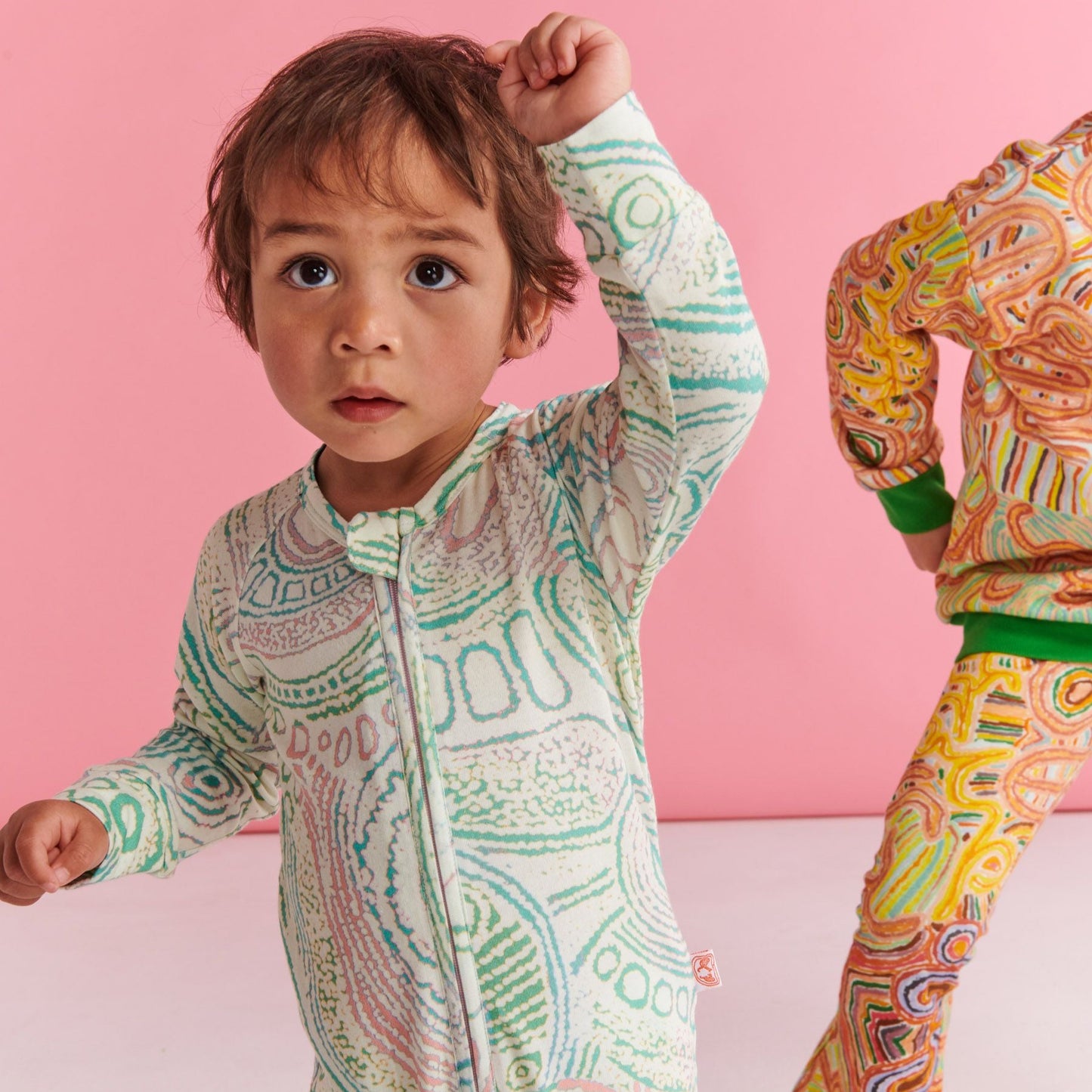 Zip Romper Tjala Tjukurpa Pastel