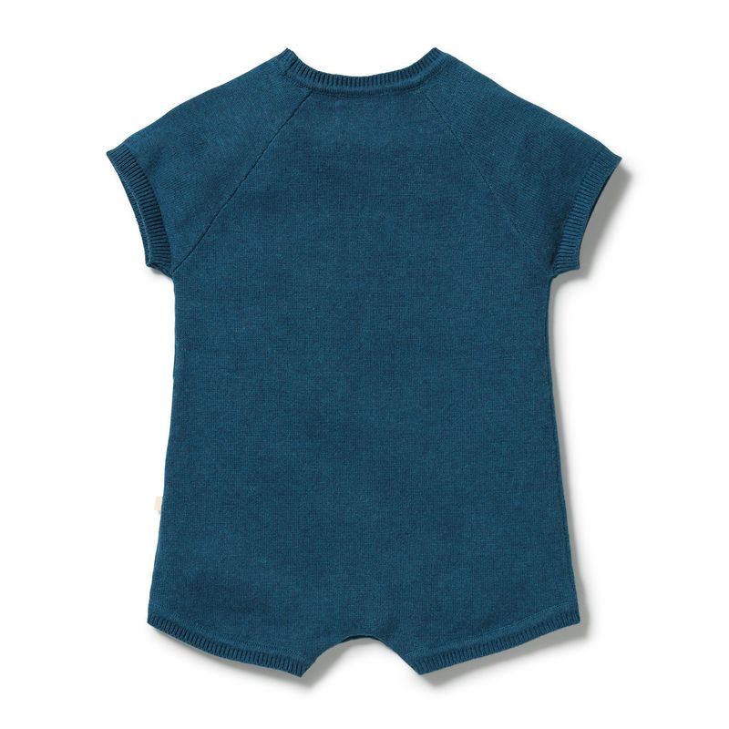Little Croissant Organic Knitted Baby Growsuit
