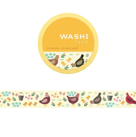 Chicken Yard Washi Tape