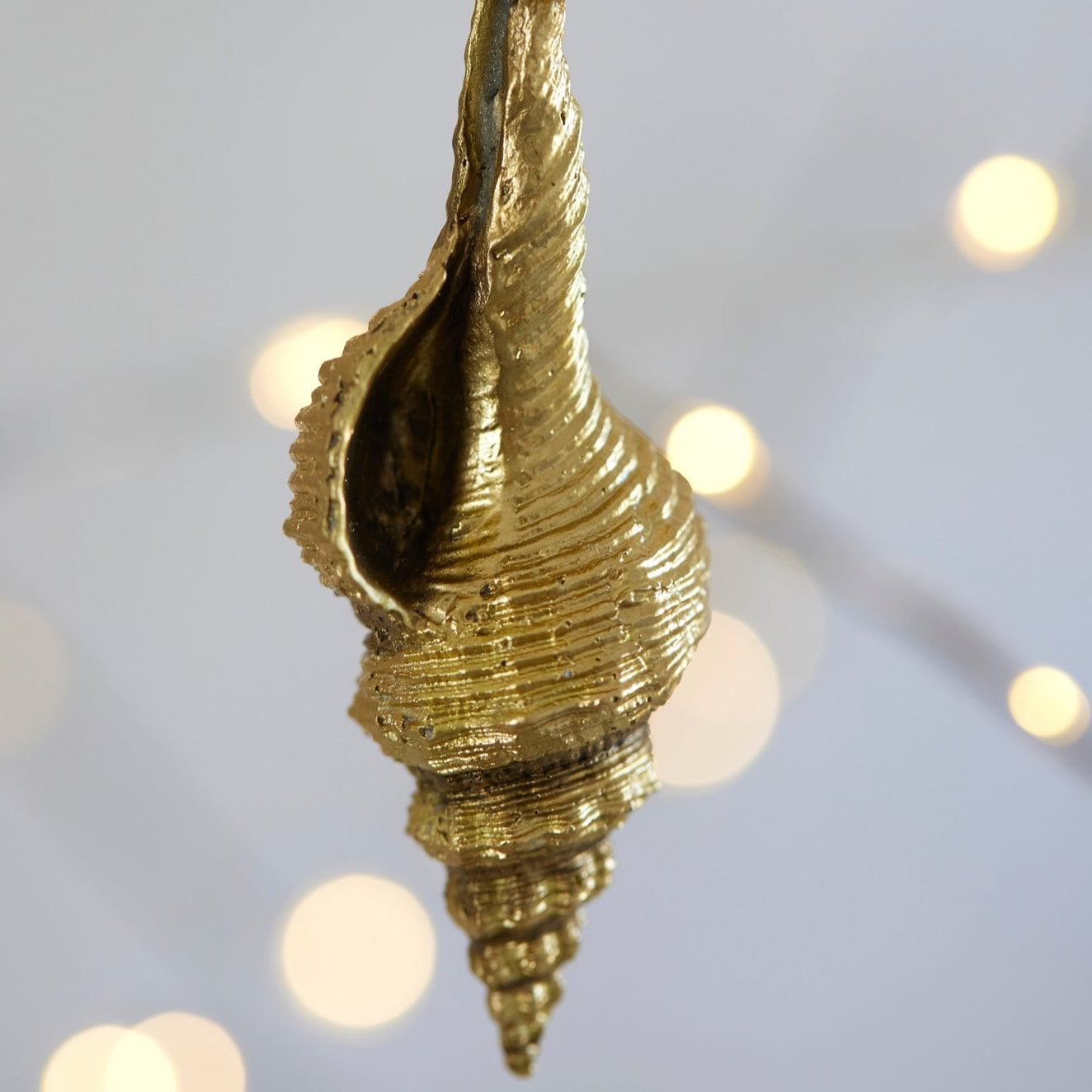 Gold Shell Ornament