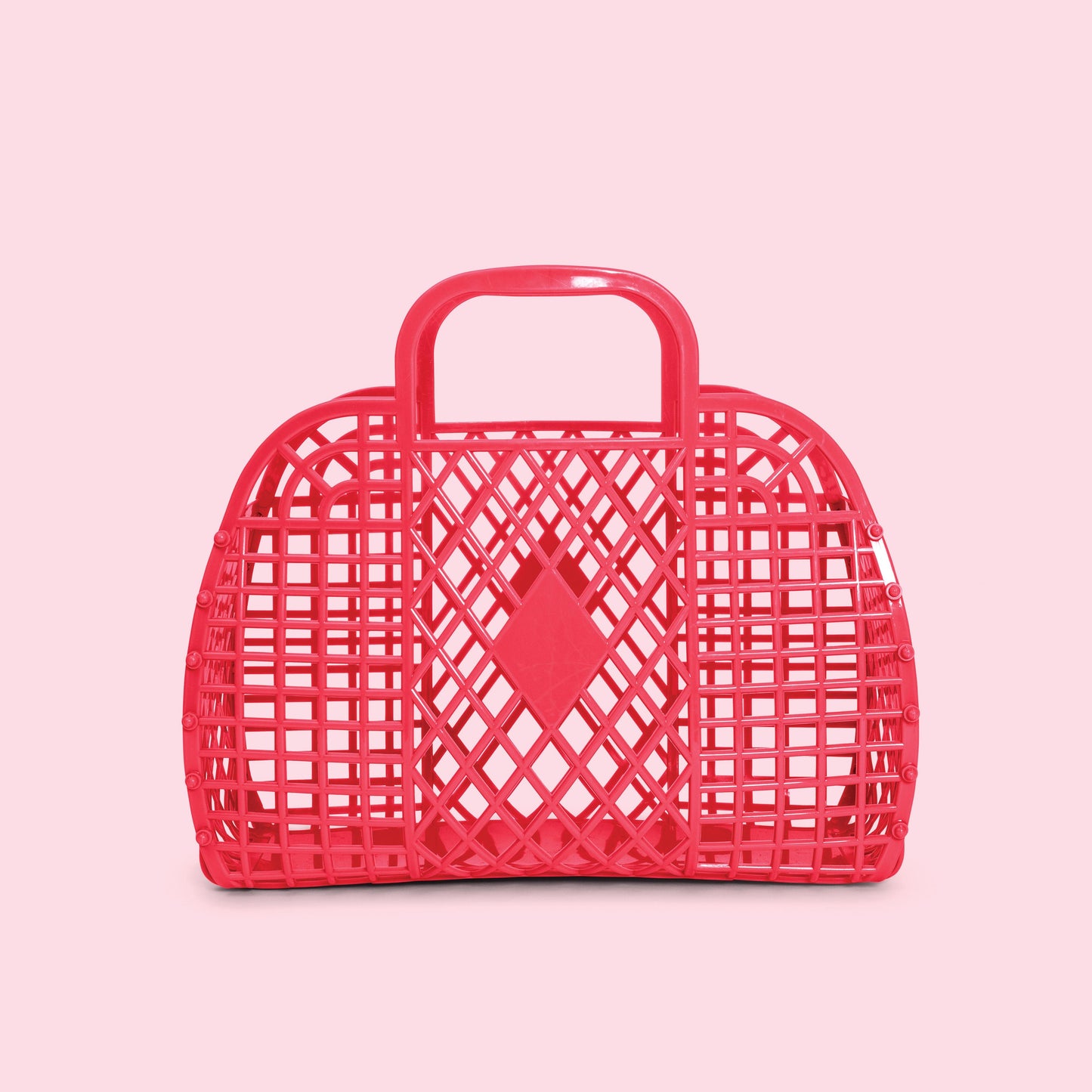 Coral Small Retro Basket