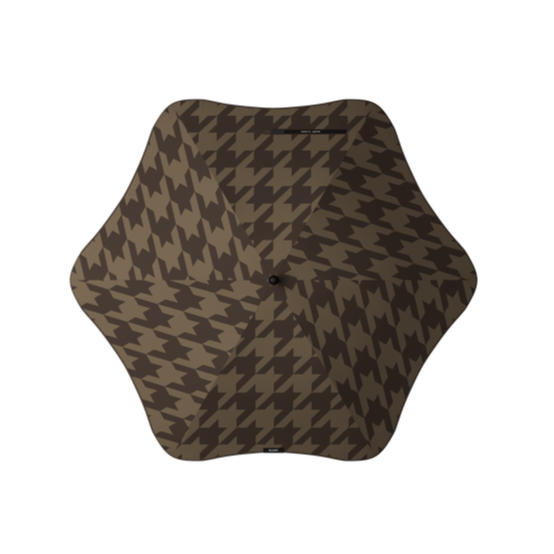 BLUNT Metro Umbrella Houndstooth Cocoa