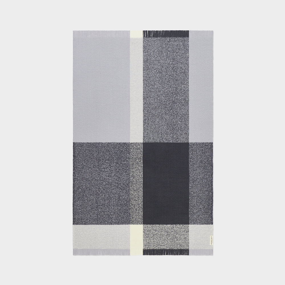 Aloft Grey Merino Wool Throw