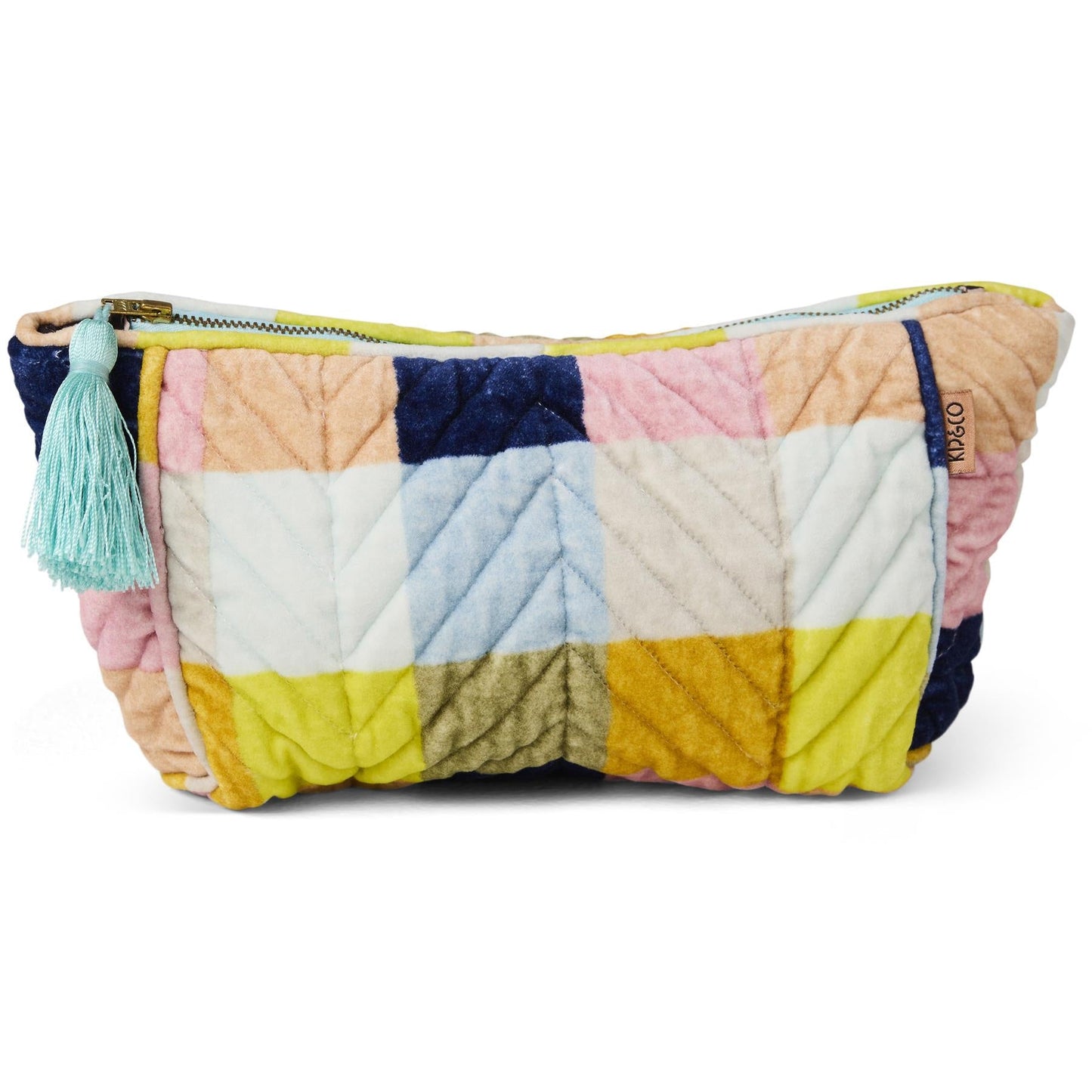 Florida Tartan Velvet Toiletry Bag