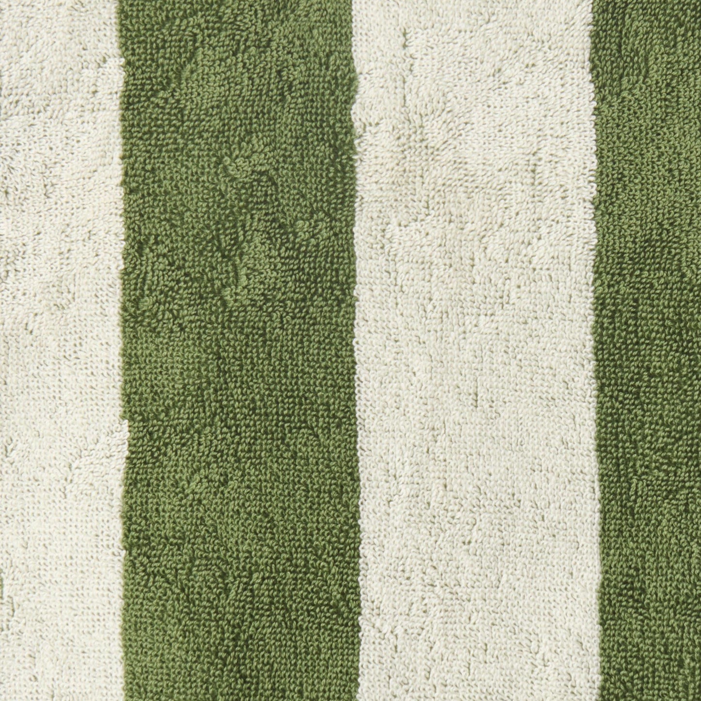 Moss Stripe Terry Baby Towel