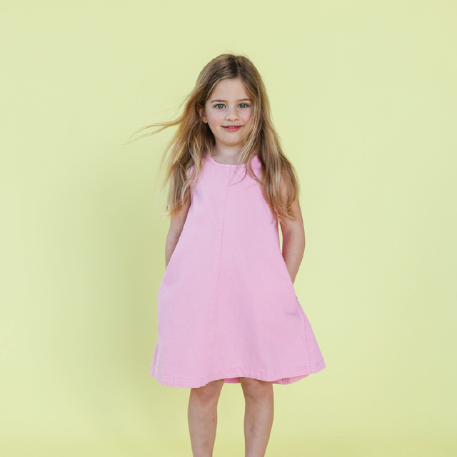 Candy Shift Denim Kids Dress