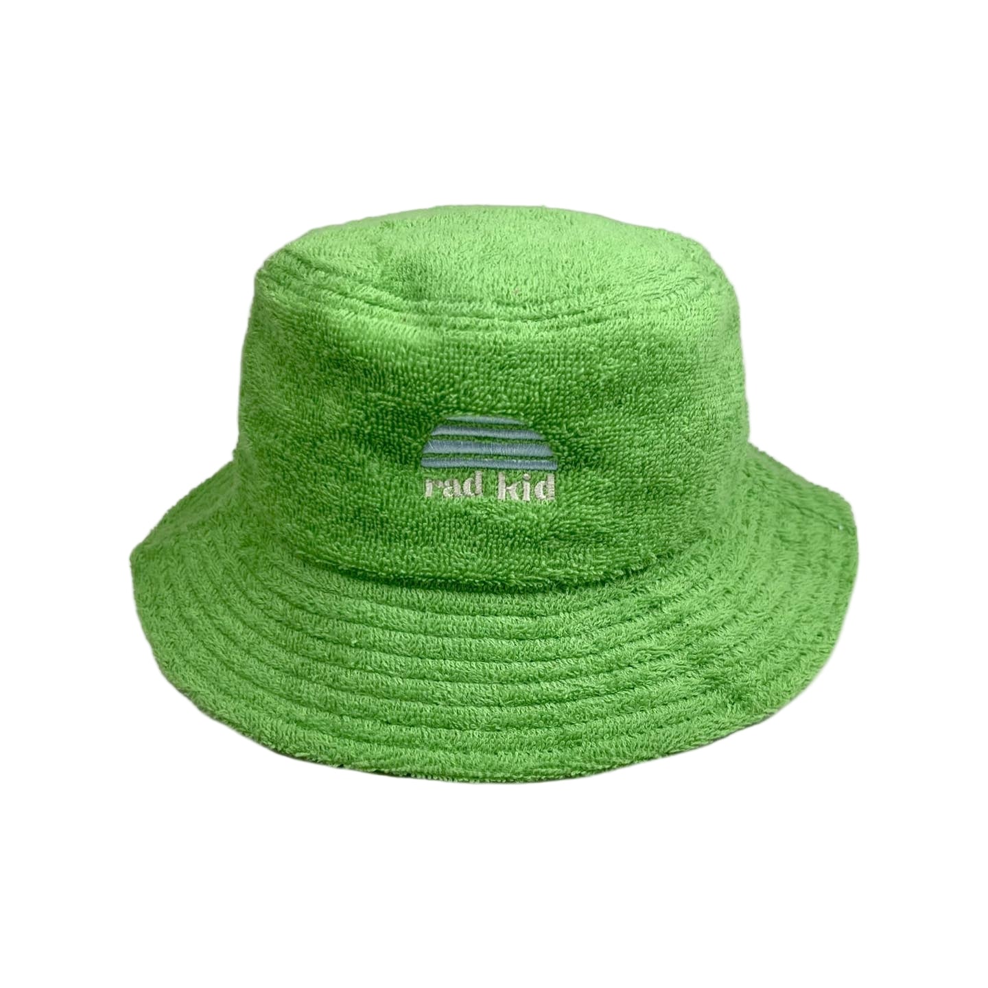 Rad Kid Green Terry Bucket Hat