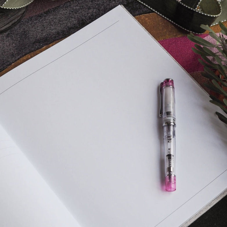 Guest Book Grey Linen