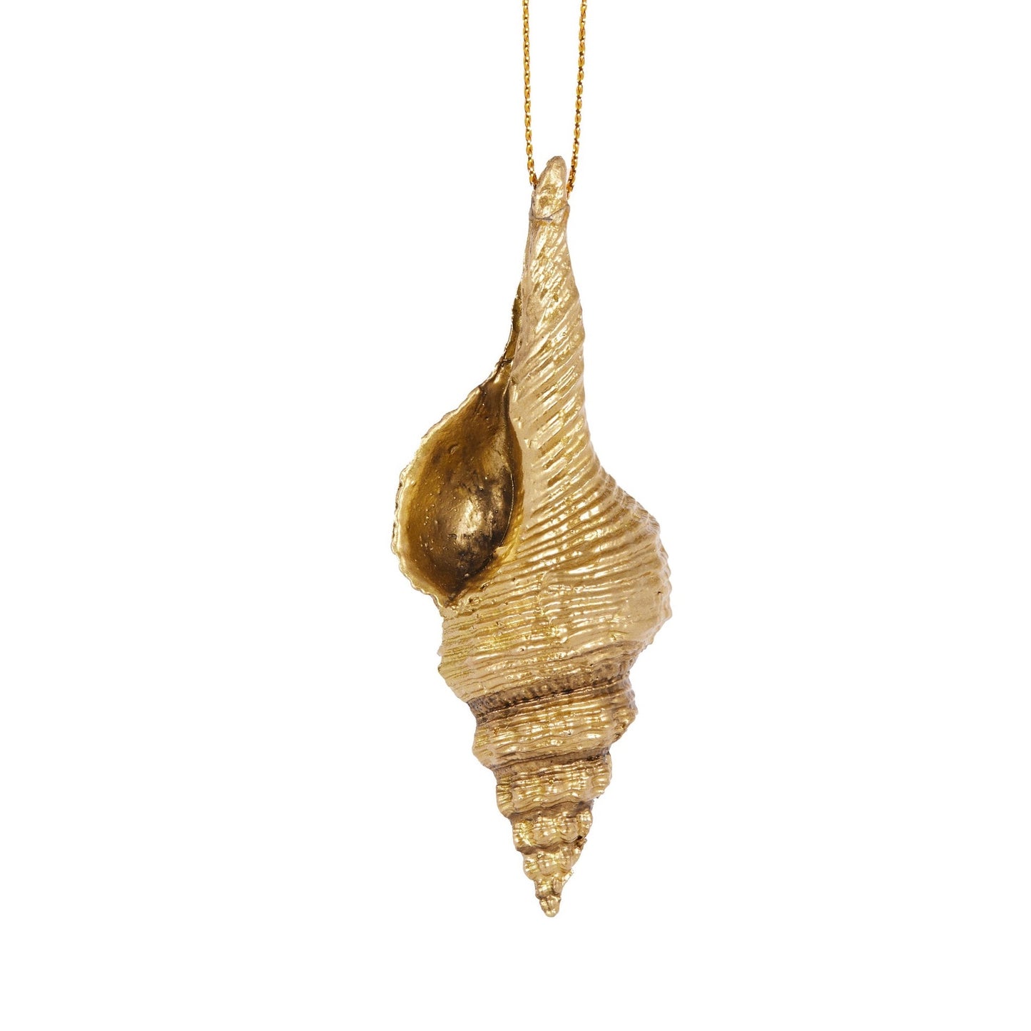 Gold Shell Ornament