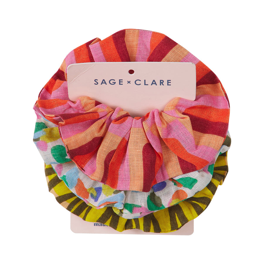 Solana Scrunchie Set of 3