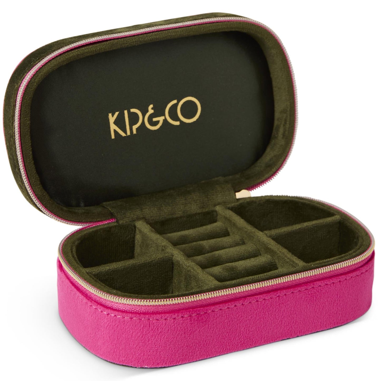 Prickly Pear Travel Velvet Jewellery Box