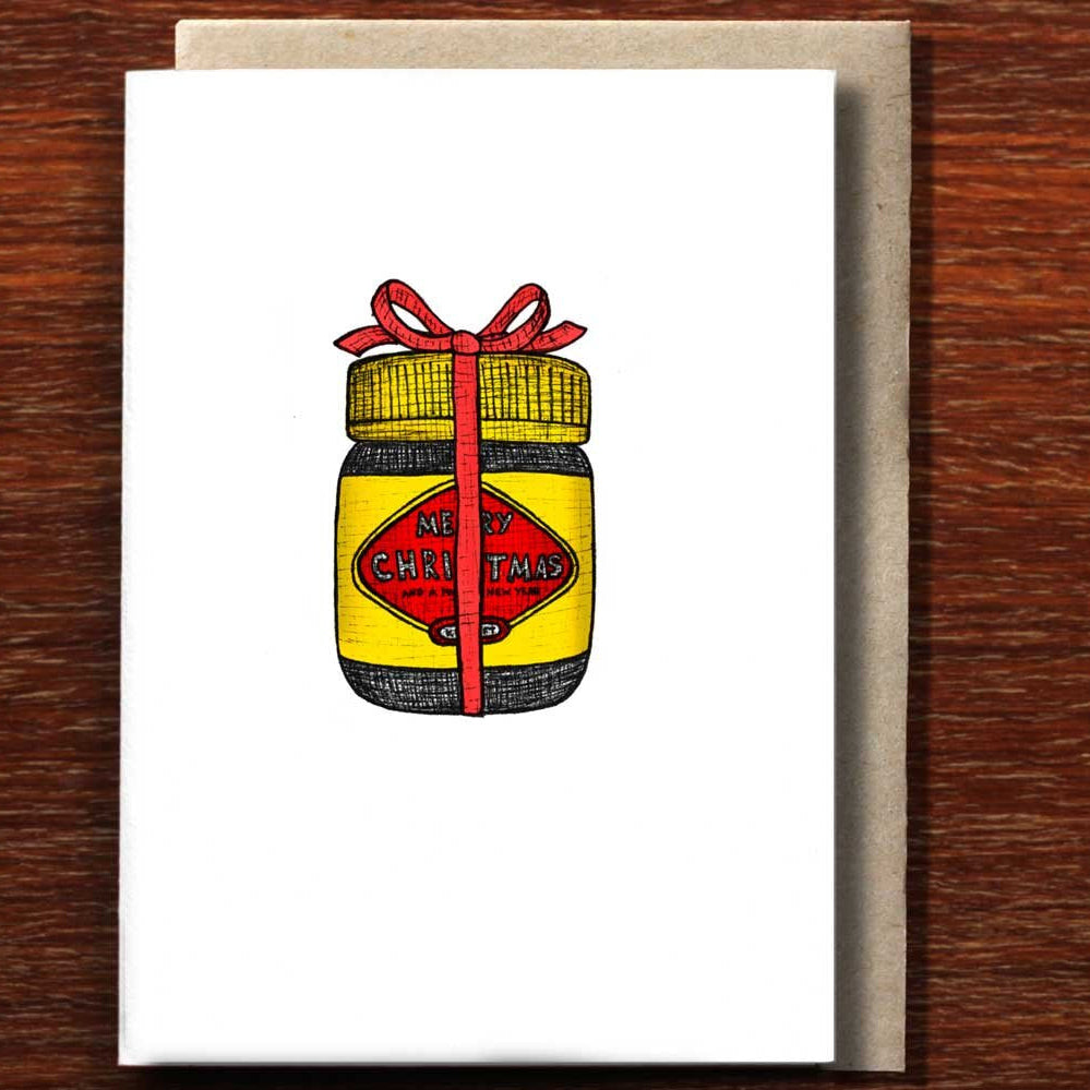Vegemite Christmas Greeting Card