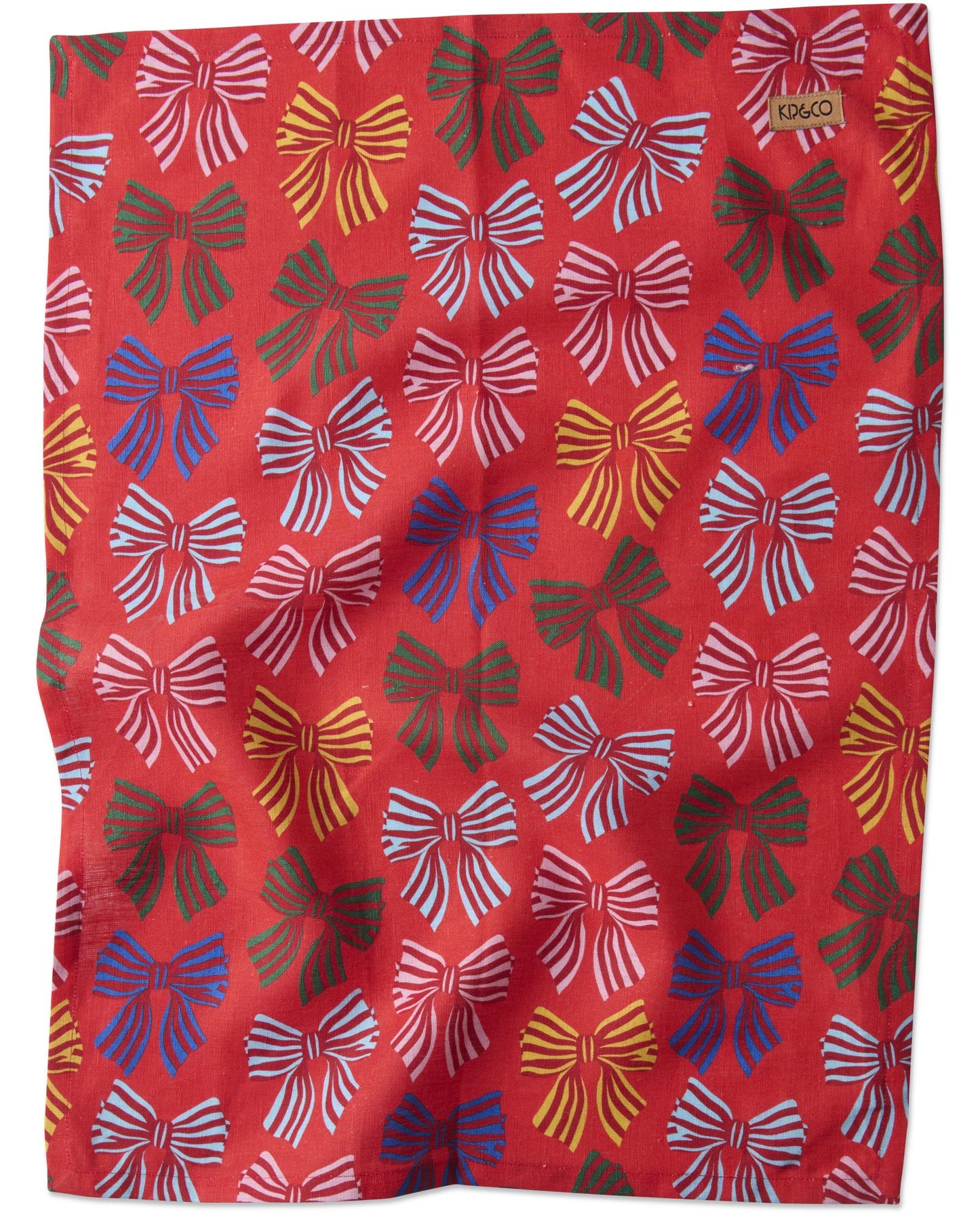 Festive Bow Tea Towel