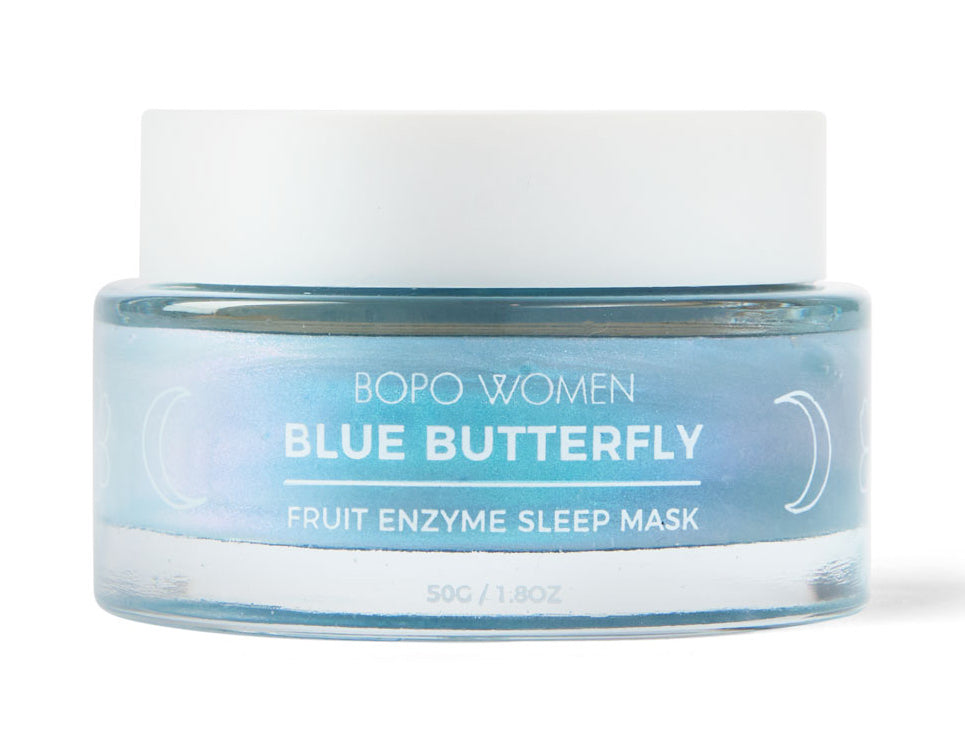 Blue Butterfly Enzyme Sleep Mask