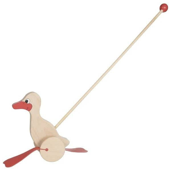 Duck Push Along Wooden Toy