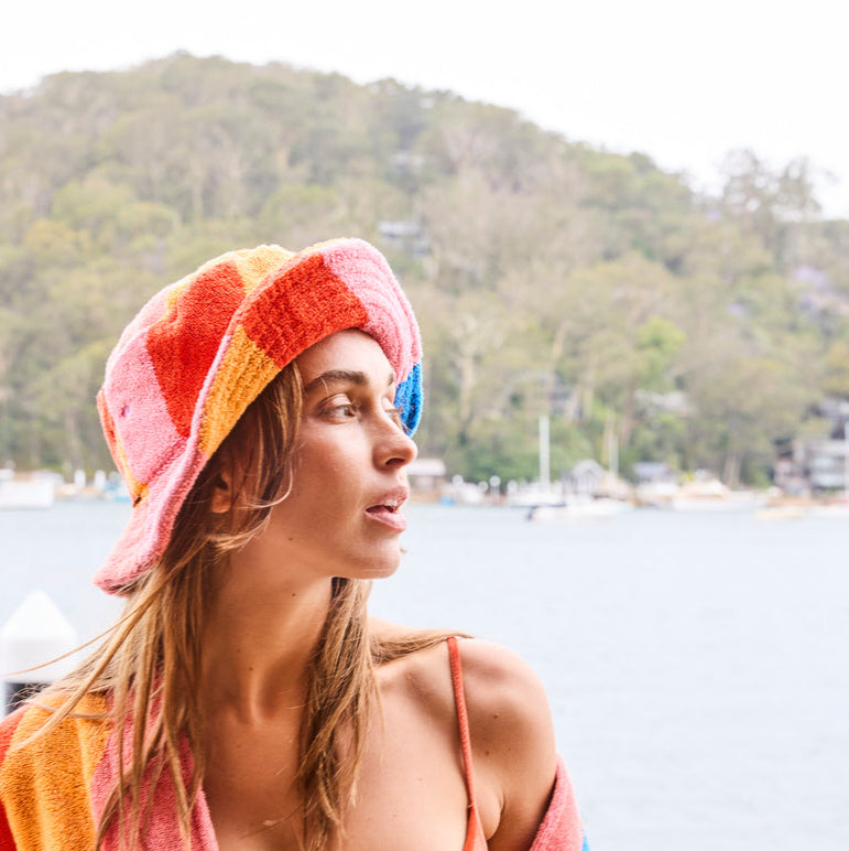 Surfs Up Terry Beach Hat