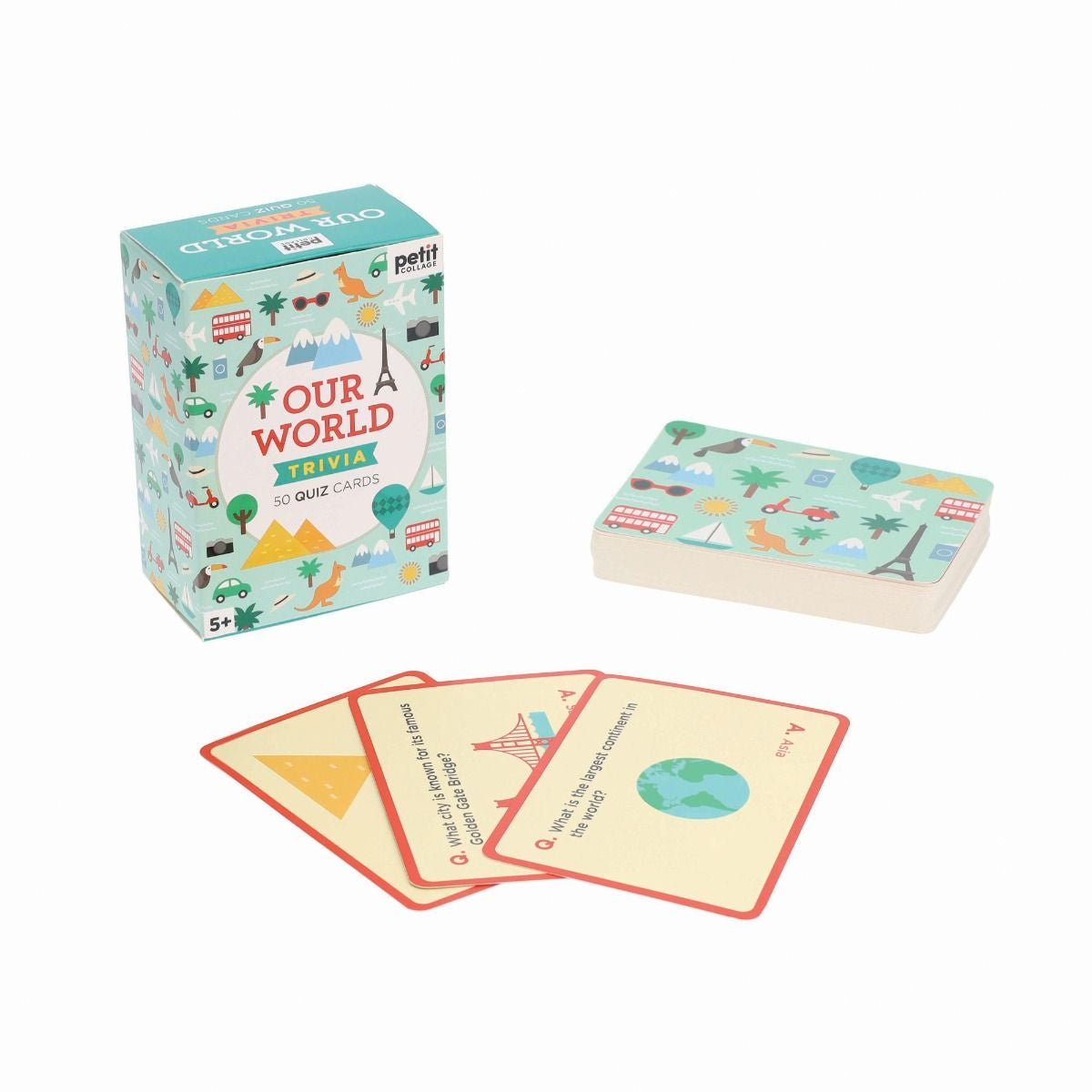 Our World Trivia Quiz Cards