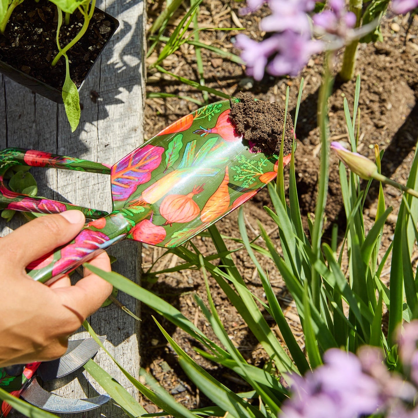 Veggie Soup Garden Tools and Gloves Set