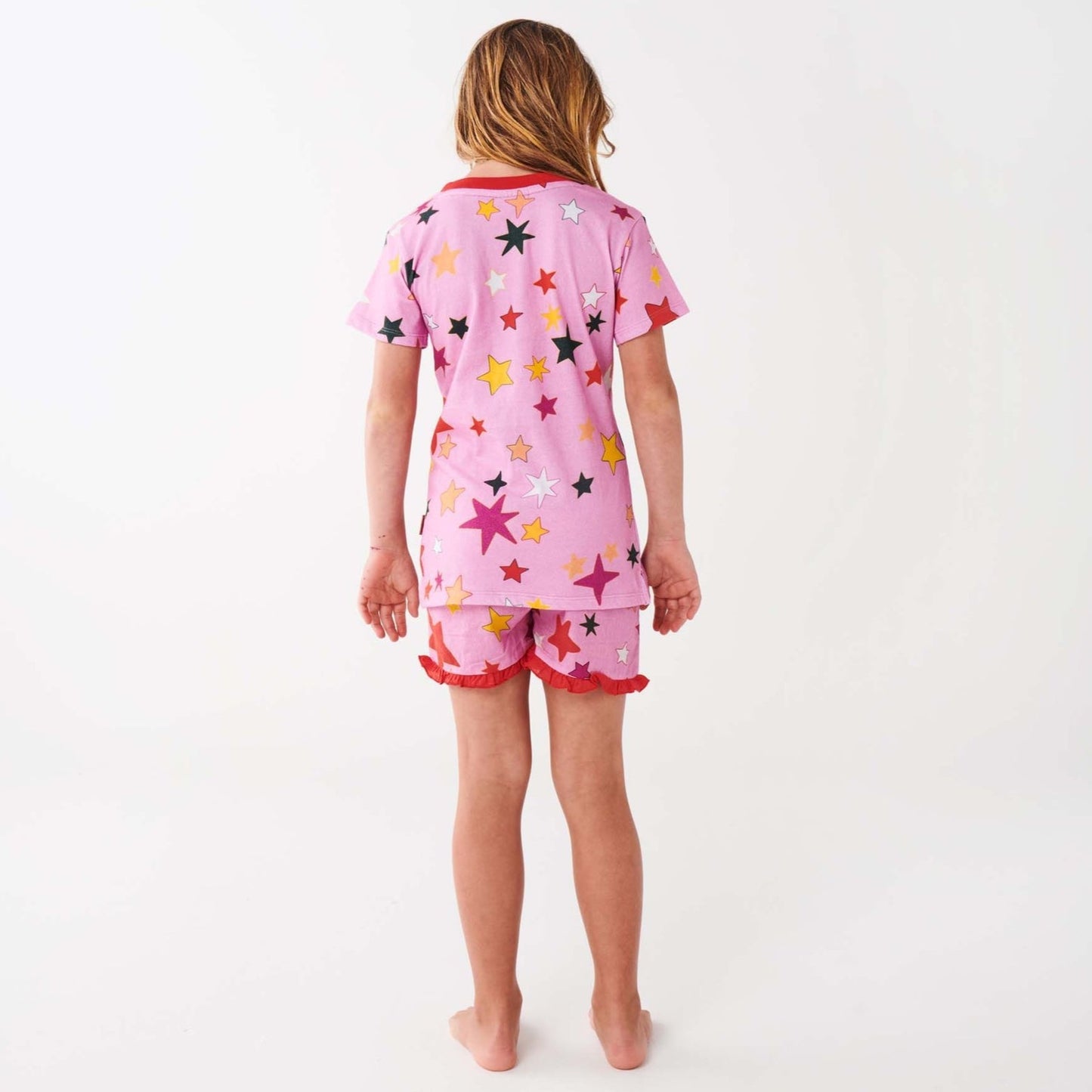 Organic Cotton Pyjama Set Festive Star
