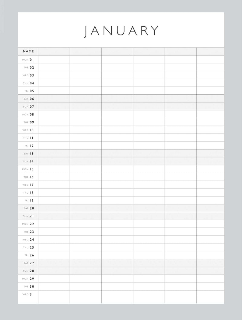 2024 Family Chaos Planner