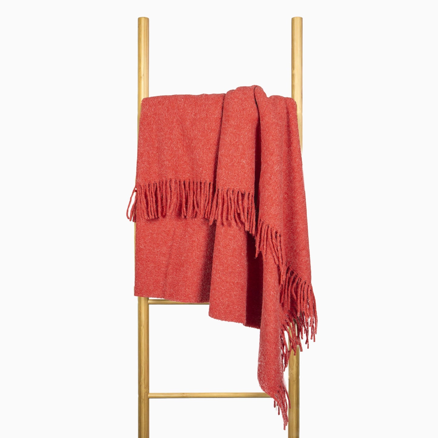 New Zealand Wool Blanket - Cherry