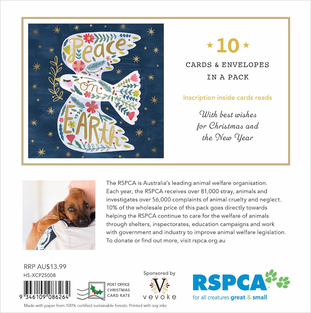 Peace on Earth Charity Cards Set of 10