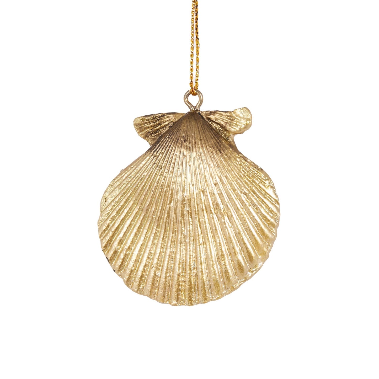 Gold Shell Ornament