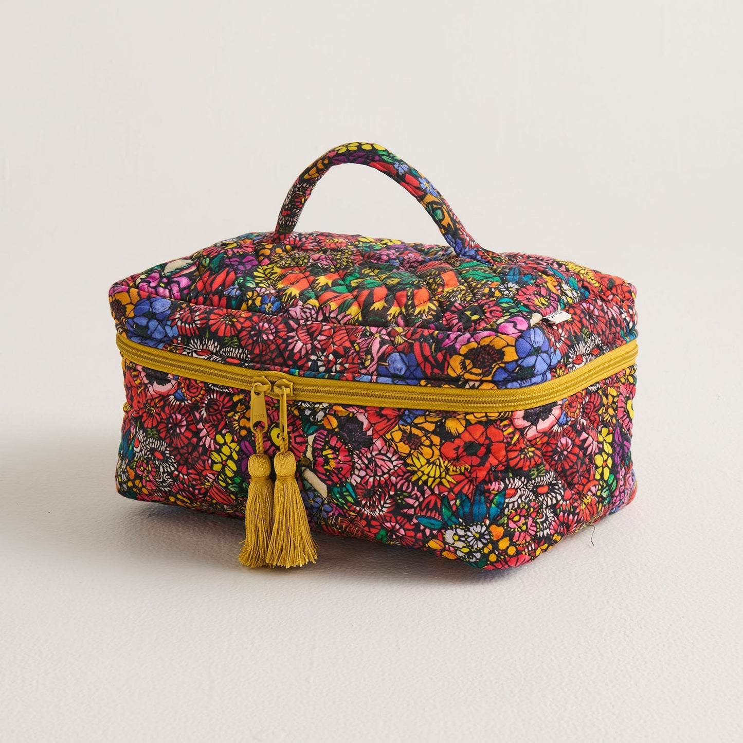 Paradise Quilted Cotton Toiletry Case