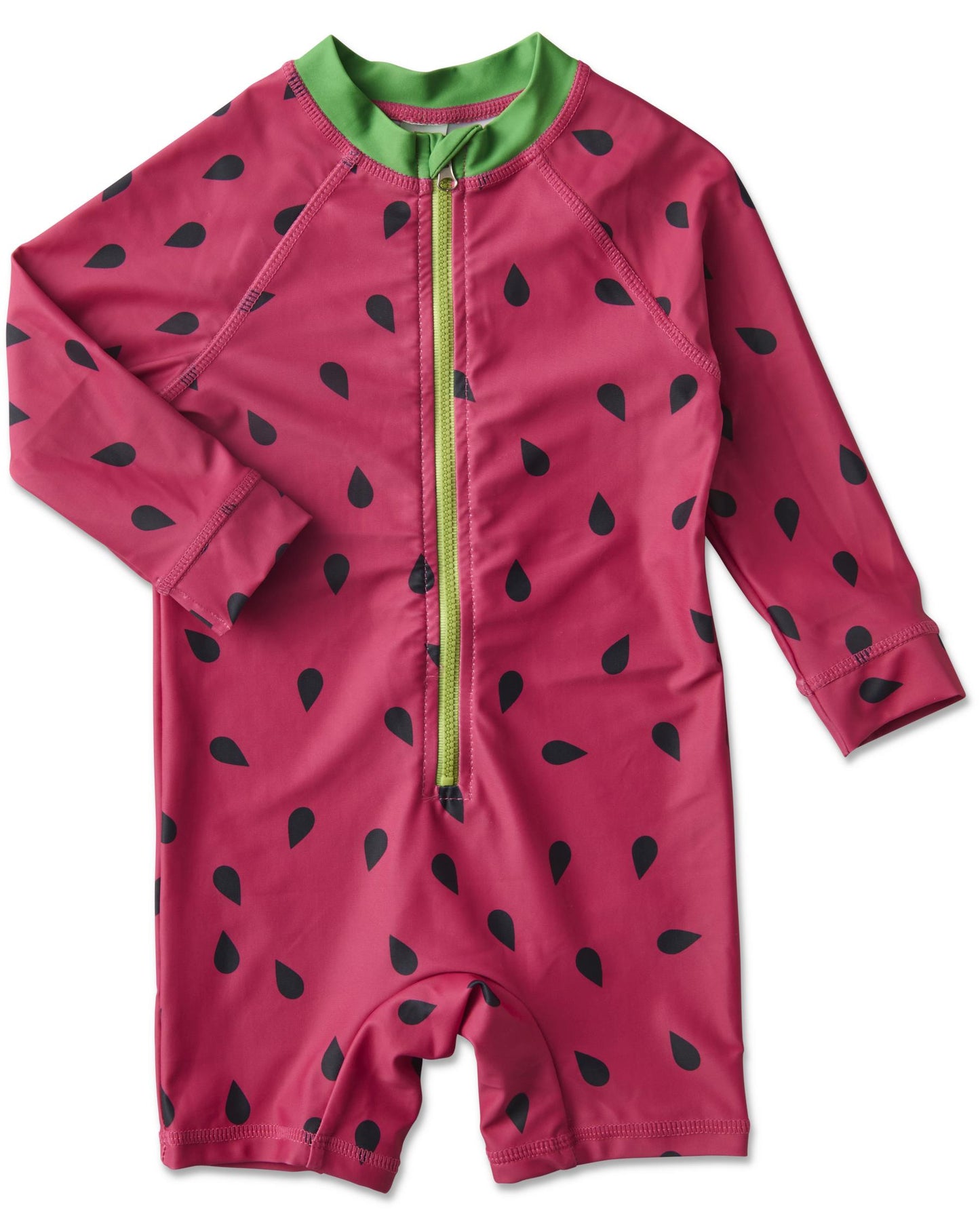 Melon Baby Long Sleeve Zip Baby Bathers