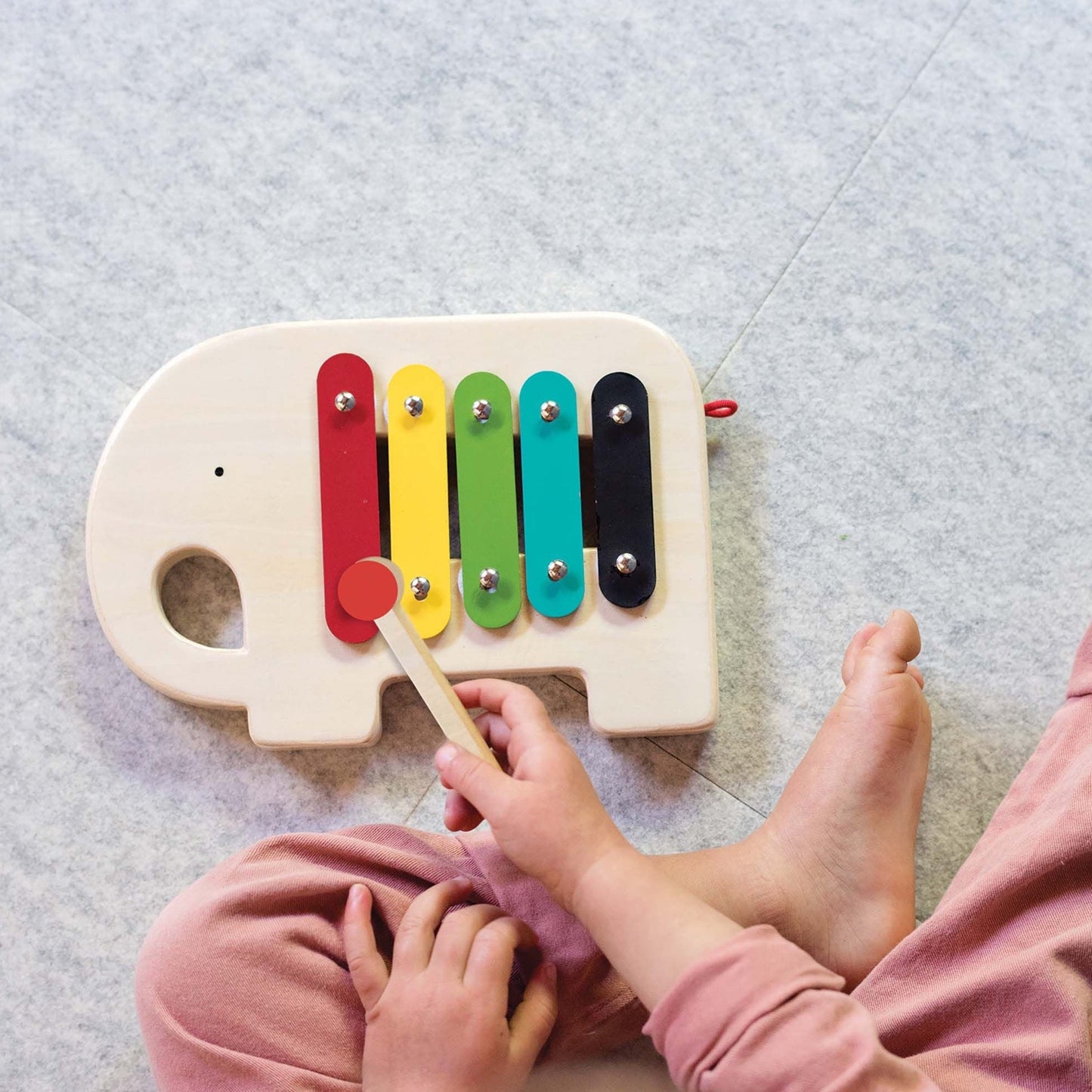 Musical Elephant Wooden Xylophone