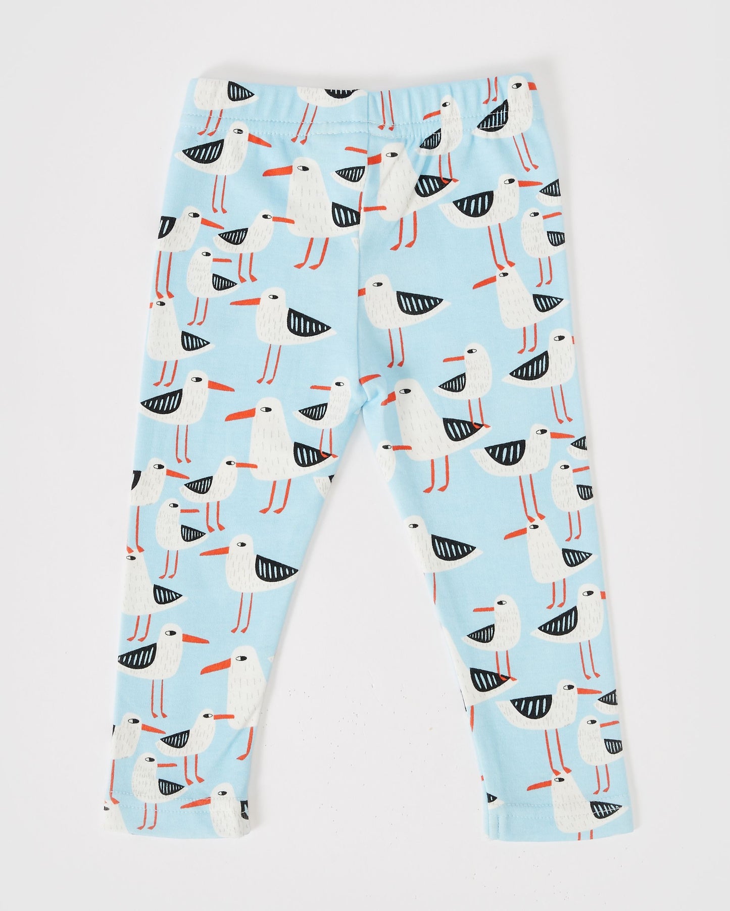 Seagulls Print Kids Leggings