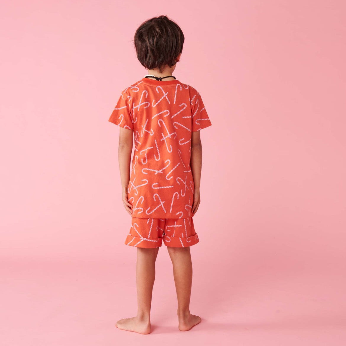Candy Cane Organic Cotton Pyjama Set
