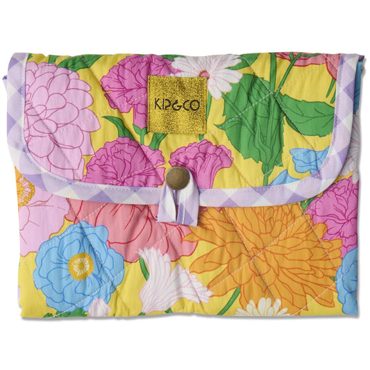 Follow The Sun Yellow Baby Change Mat