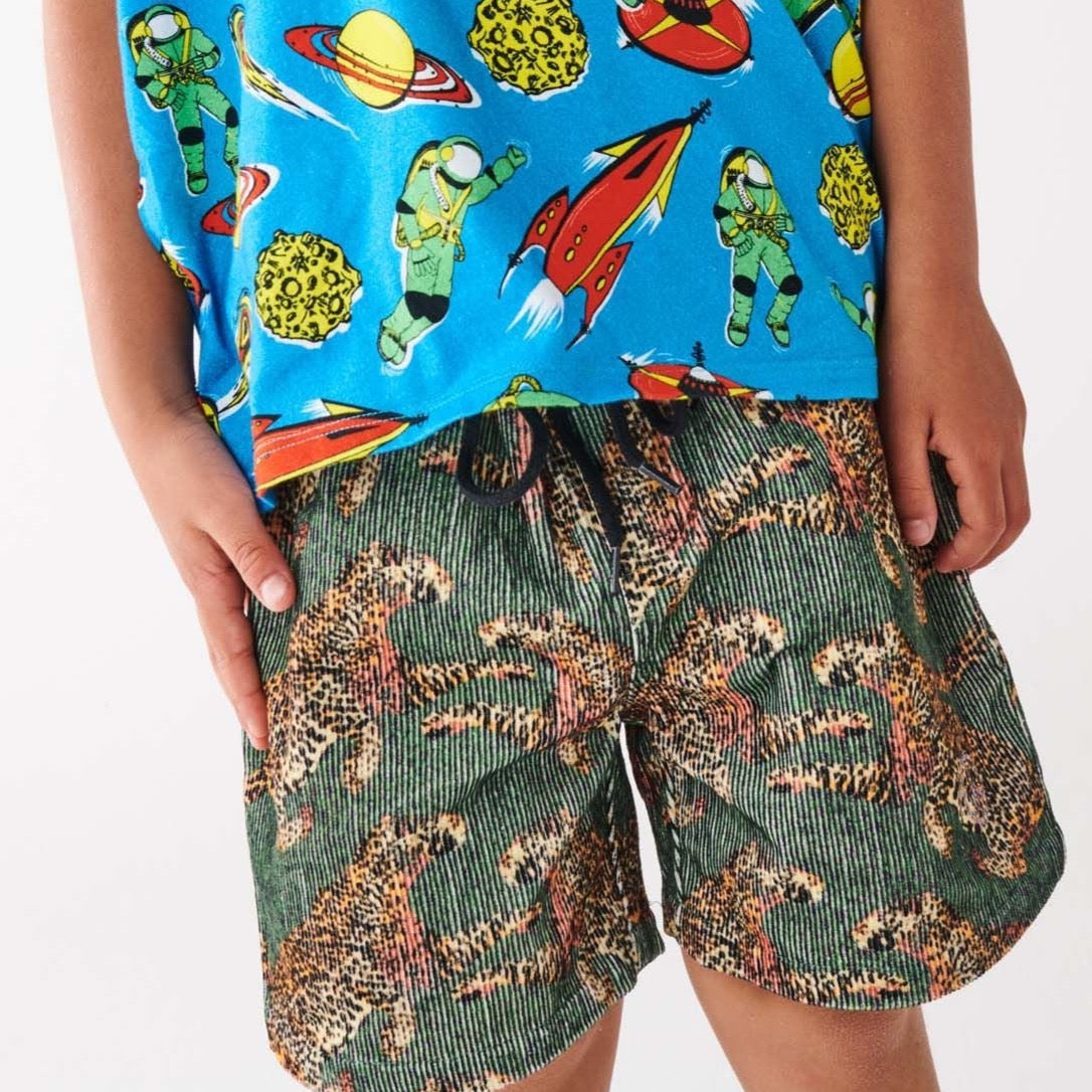 Corduroy Shorts Cheetah