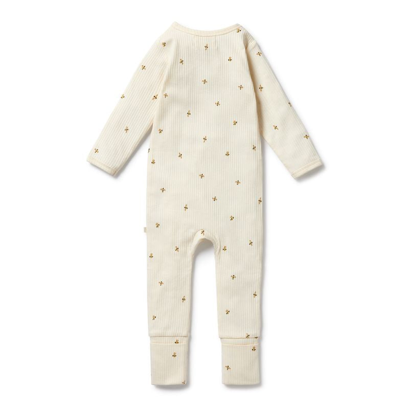 Bee Mine Organic Zipsuit