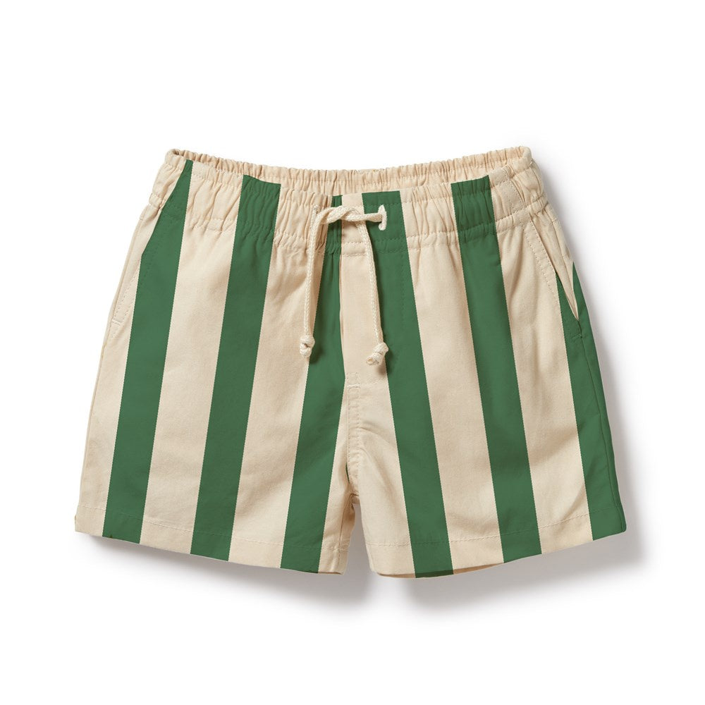 Lagoon Stripe Baby & Kids Swim Board Short