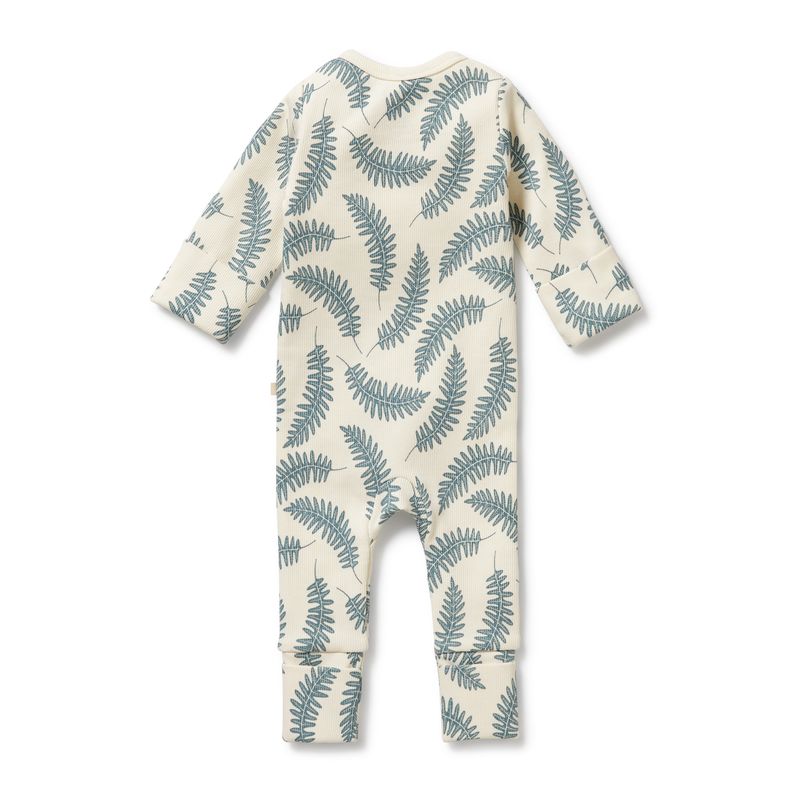Little Fronds Organic Zipsuit