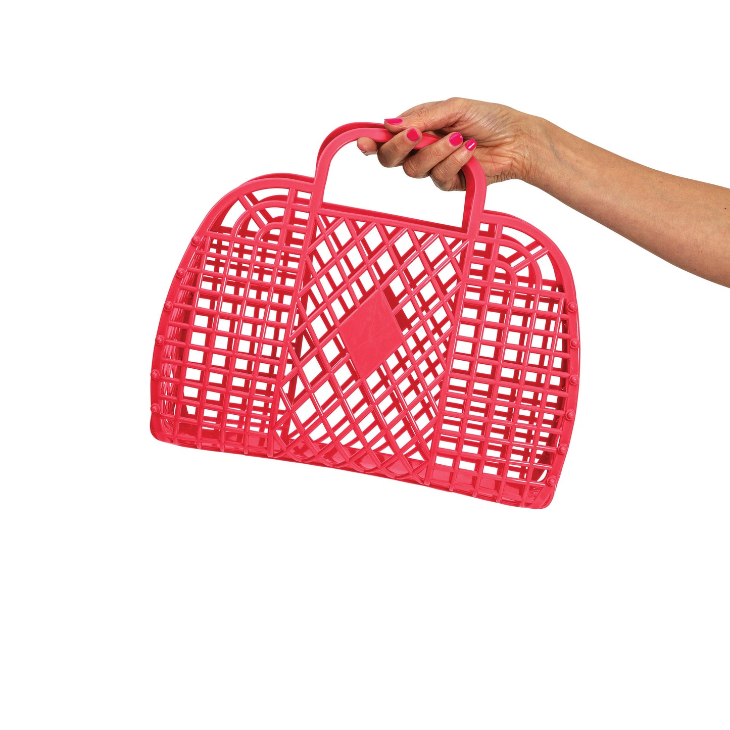 Coral Small Retro Basket