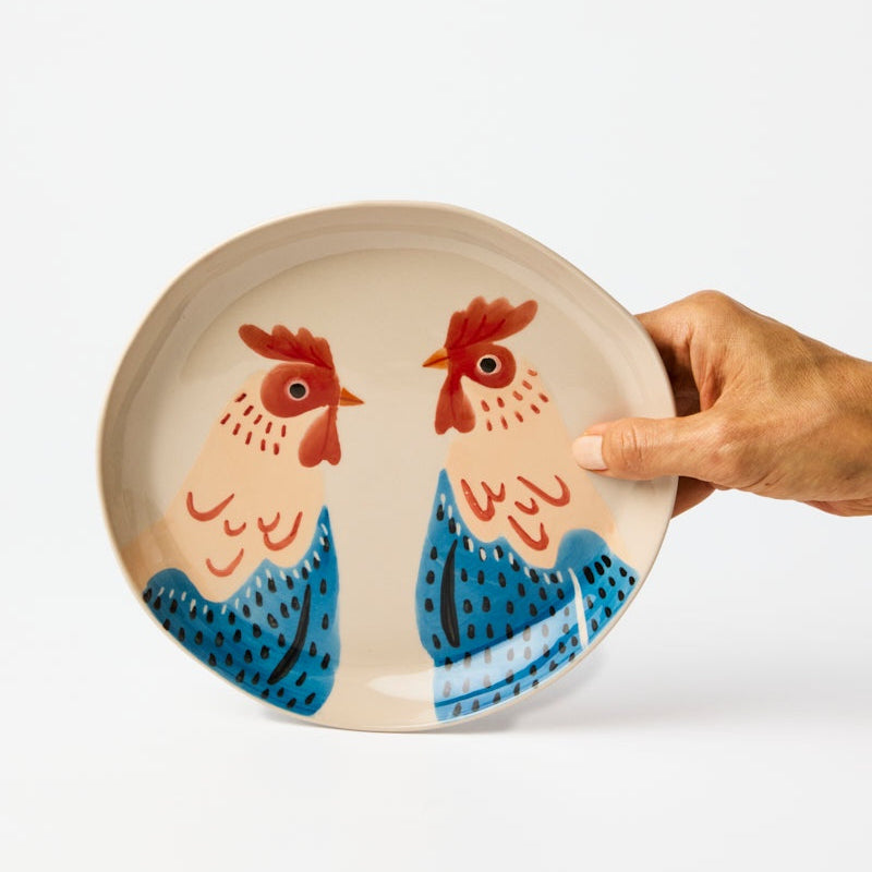 Coop Barn Blue Plate