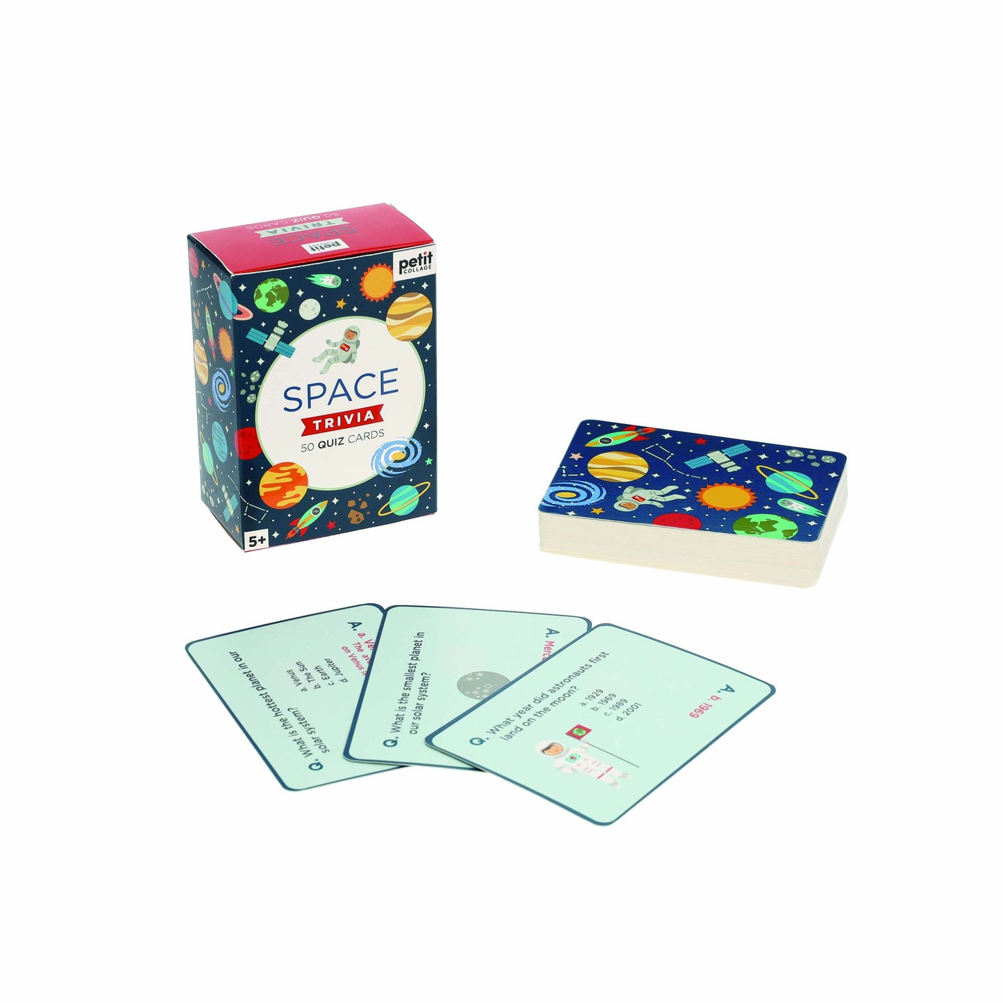 Space Trivia Quiz Cards